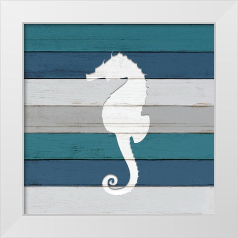 Planked 2 White Modern Wood Framed Art Print by Bailey, Ann