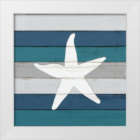 Planked 3 White Modern Wood Framed Art Print by Bailey, Ann