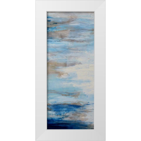 Heavenly 1 White Modern Wood Framed Art Print by Bilotta, Barbara