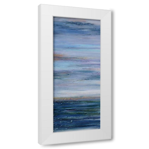 Looking Glass 1 White Modern Wood Framed Art Print by Bilotta, Barbara
