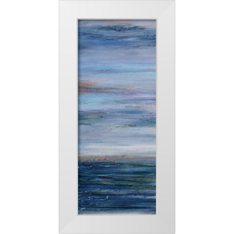 Looking Glass 1 White Modern Wood Framed Art Print by Bilotta, Barbara