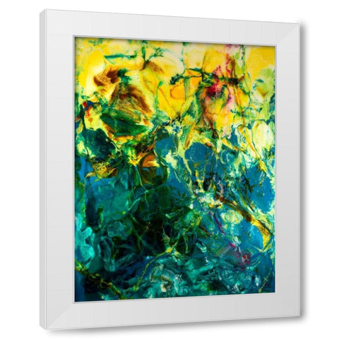 Poseidons Playground White Modern Wood Framed Art Print by Bilotta, Barbara