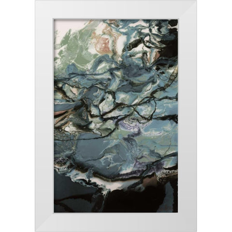 Lunar Pool White Modern Wood Framed Art Print by Bilotta, Barbara