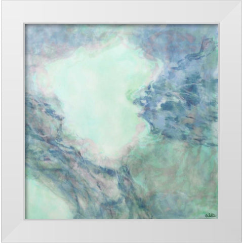 Centrifuge White Modern Wood Framed Art Print by Bilotta, Barbara