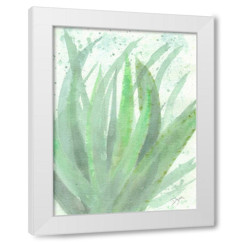 Into Green 2 White Modern Wood Framed Art Print by Dyer, Beverly