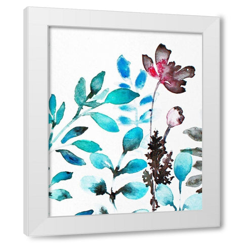 Sublime Simplicity 1 White Modern Wood Framed Art Print by Boho Hue Studio