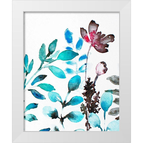 Sublime Simplicity 1 White Modern Wood Framed Art Print by Boho Hue Studio