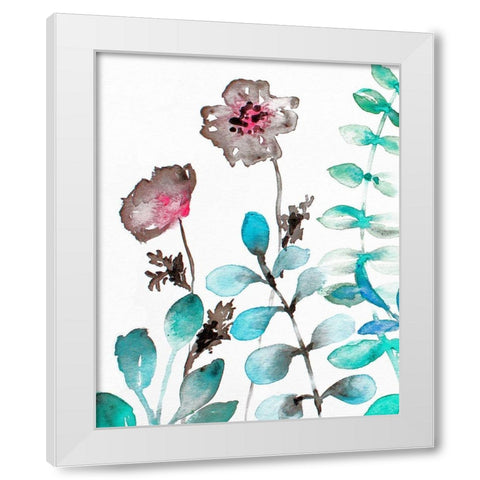 Sublime Simplicity 2 White Modern Wood Framed Art Print by Boho Hue Studio