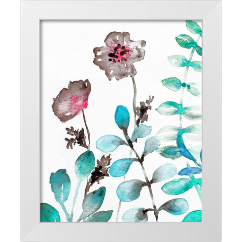 Sublime Simplicity 2 White Modern Wood Framed Art Print by Boho Hue Studio