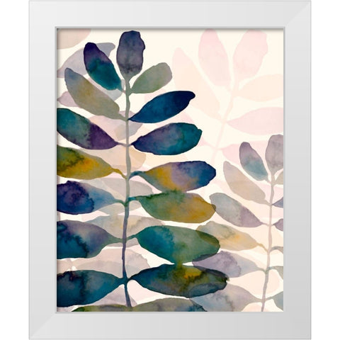 Natures Gift 1 White Modern Wood Framed Art Print by Boho Hue Studio