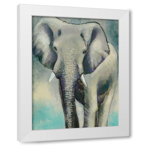 Wild Strong 1 White Modern Wood Framed Art Print by Boho Hue Studio