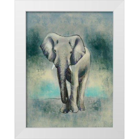 Wild Strong 2 White Modern Wood Framed Art Print by Boho Hue Studio