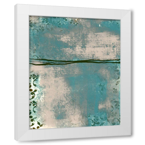 Samba 1 White Modern Wood Framed Art Print by Boho Hue Studio