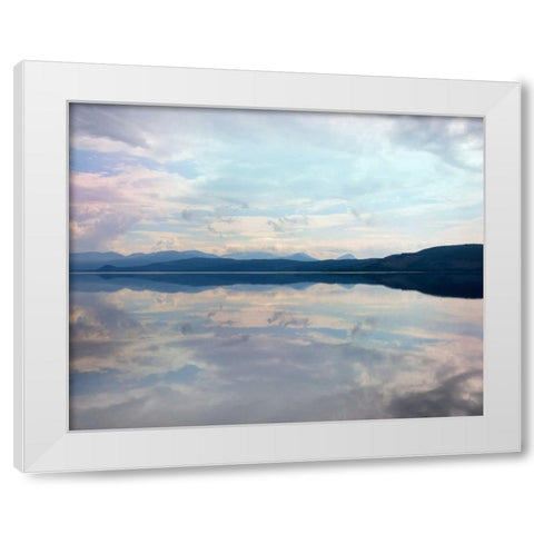 Pink Memory White Modern Wood Framed Art Print by Alvarez, Cynthia