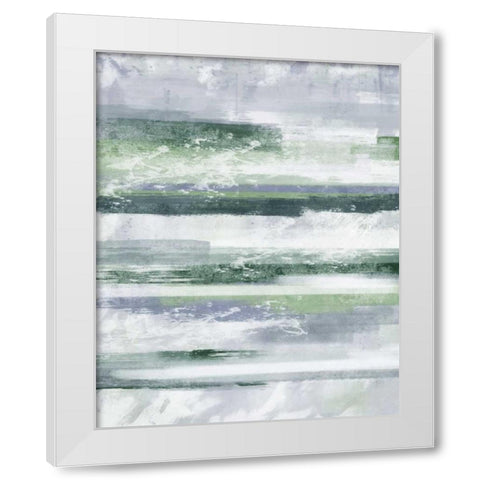 Linear 1 White Modern Wood Framed Art Print by Alvarez, Cynthia