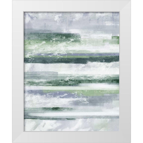 Linear 1 White Modern Wood Framed Art Print by Alvarez, Cynthia