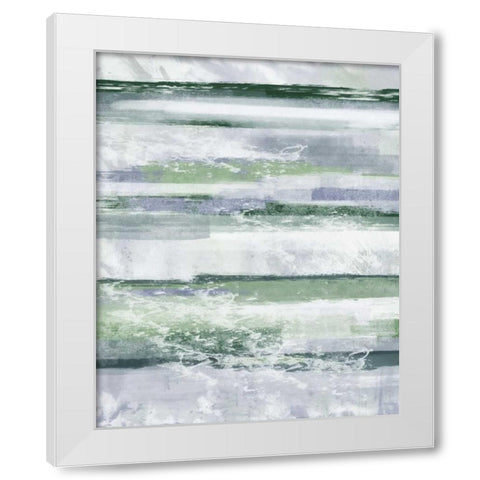 Linear 2 White Modern Wood Framed Art Print by Alvarez, Cynthia