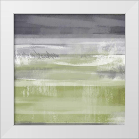 Golden Moonlight 2 White Modern Wood Framed Art Print by Alvarez, Cynthia