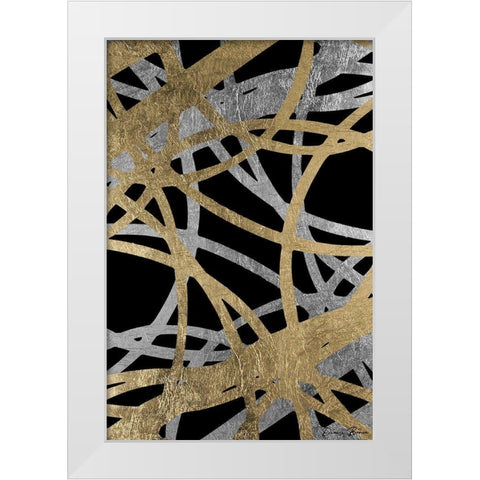 Traditional Radius 1 White Modern Wood Framed Art Print by Brown, Denise