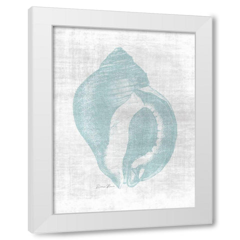 Beautiful Shells 2 White Modern Wood Framed Art Print by Brown, Denise