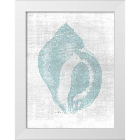 Beautiful Shells 2 White Modern Wood Framed Art Print by Brown, Denise
