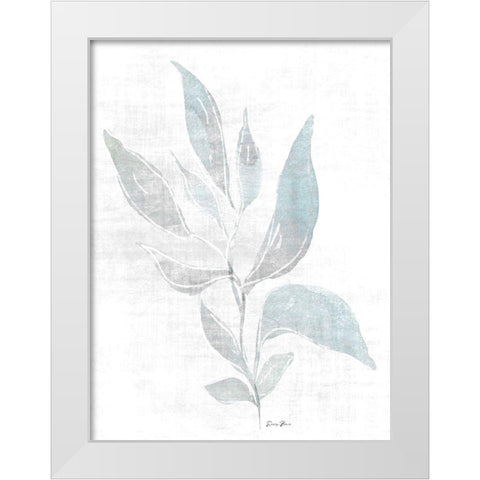 Watercolor Study 1 White Modern Wood Framed Art Print by Brown, Denise