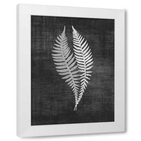 Astor Fern 2 White Modern Wood Framed Art Print by Brown, Denise