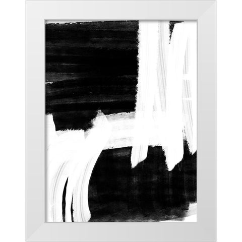 Broken 1 White Modern Wood Framed Art Print by Brown, Denise