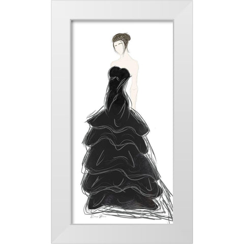 Fashion Week 2 v2 White Modern Wood Framed Art Print by Brown, Denise