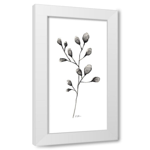Botanical Stem 2 White Modern Wood Framed Art Print by Brown, Denise