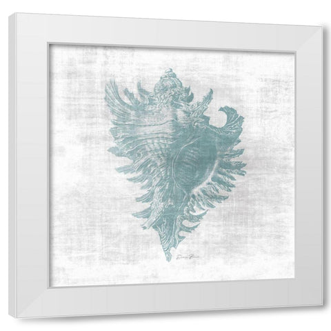 Sea Life 1 v2 White Modern Wood Framed Art Print by Brown, Denise