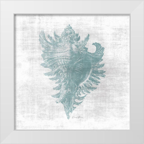 Sea Life 1 v2 White Modern Wood Framed Art Print by Brown, Denise
