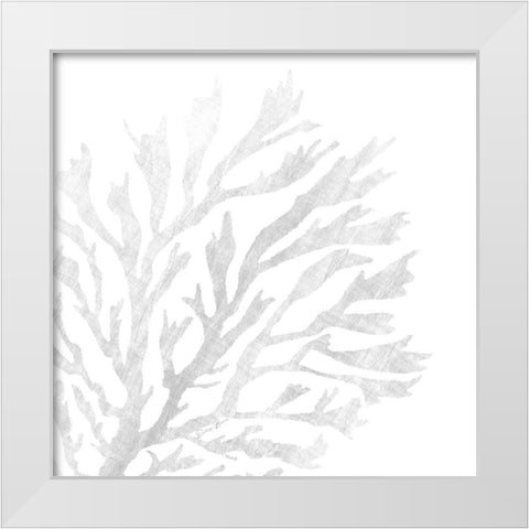 White Seaweed 2 White Modern Wood Framed Art Print by Brown, Denise