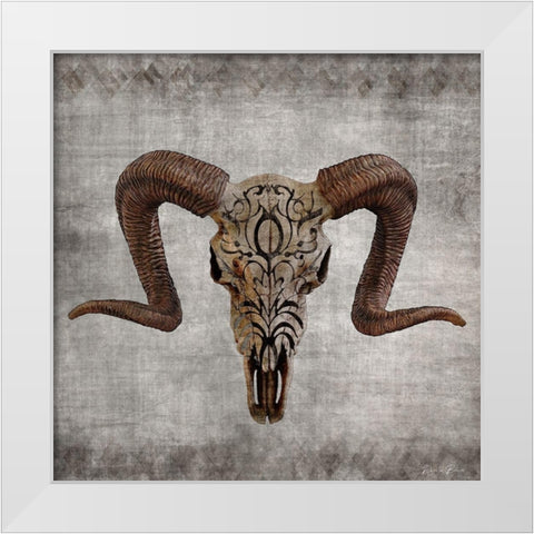 Bone Yard 2 V2 White Modern Wood Framed Art Print by Brown, Denise