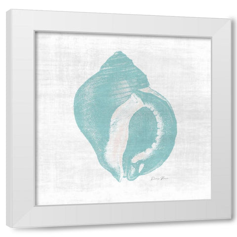 Coastal Waters 1 V3 White Modern Wood Framed Art Print by Brown, Denise