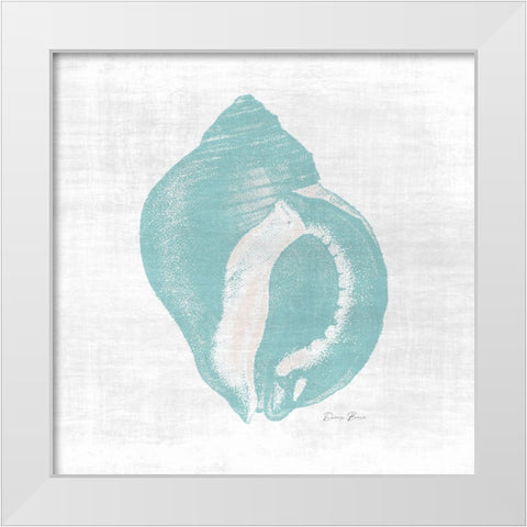 Coastal Waters 1 V3 White Modern Wood Framed Art Print by Brown, Denise