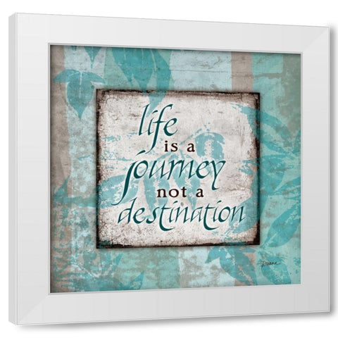 Spa Journey White Modern Wood Framed Art Print by Stimson, Diane