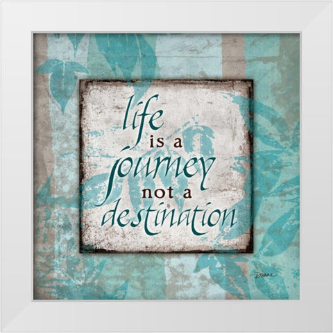 Spa Journey White Modern Wood Framed Art Print by Stimson, Diane