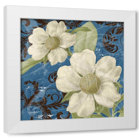 Royal Dillenia White Modern Wood Framed Art Print by Stimson, Diane