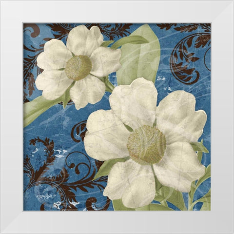 Royal Dillenia White Modern Wood Framed Art Print by Stimson, Diane