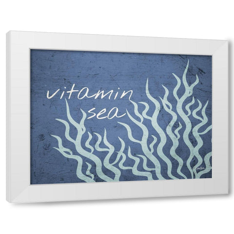 Vitamin Sea White Modern Wood Framed Art Print by Stimson, Diane