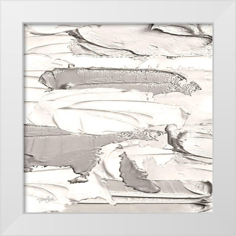 Paint Daubs 1 White Modern Wood Framed Art Print by Stimson, Diane