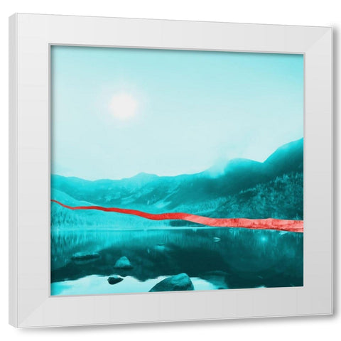 Surgical Summer Two White Modern Wood Framed Art Print by Rodriquez Jr, Enrique