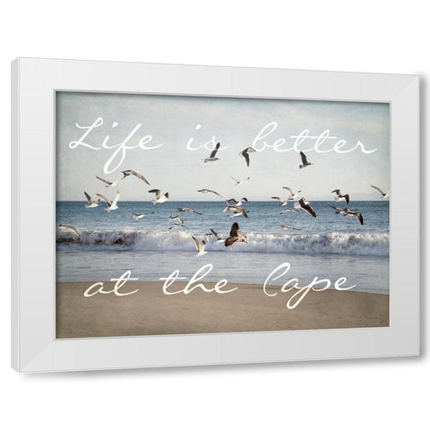 Cape Life White Modern Wood Framed Art Print by Urquhart, Elizabeth