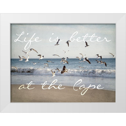 Cape Life White Modern Wood Framed Art Print by Urquhart, Elizabeth