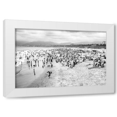 Gray Day 2 White Modern Wood Framed Art Print by Urquhart, Elizabeth