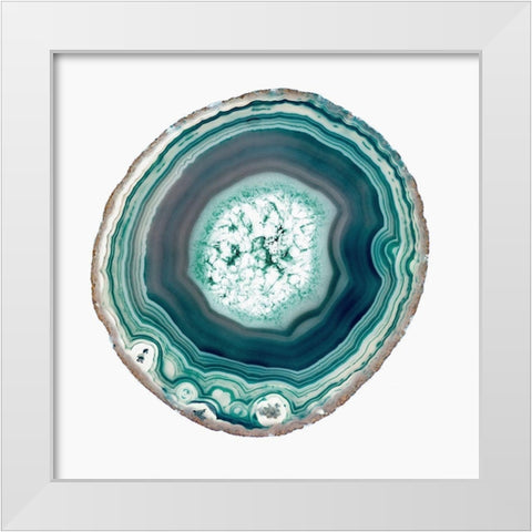Geode 1 White Modern Wood Framed Art Print by Urquhart, Elizabeth