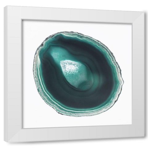 Geode 2 White Modern Wood Framed Art Print by Urquhart, Elizabeth