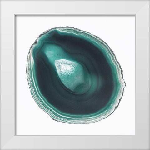 Geode 2 White Modern Wood Framed Art Print by Urquhart, Elizabeth