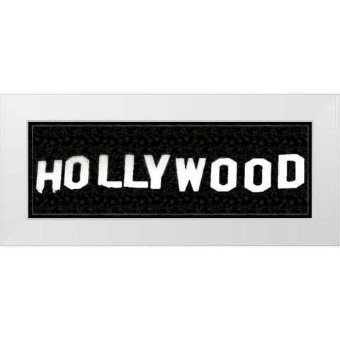 Hollywood Horizon White Modern Wood Framed Art Print by Gibbons, Lauren